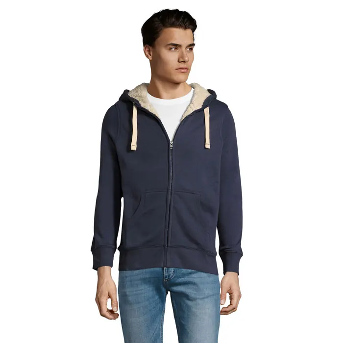 Unisex-Jacke mit Reißverschluss Sherpa