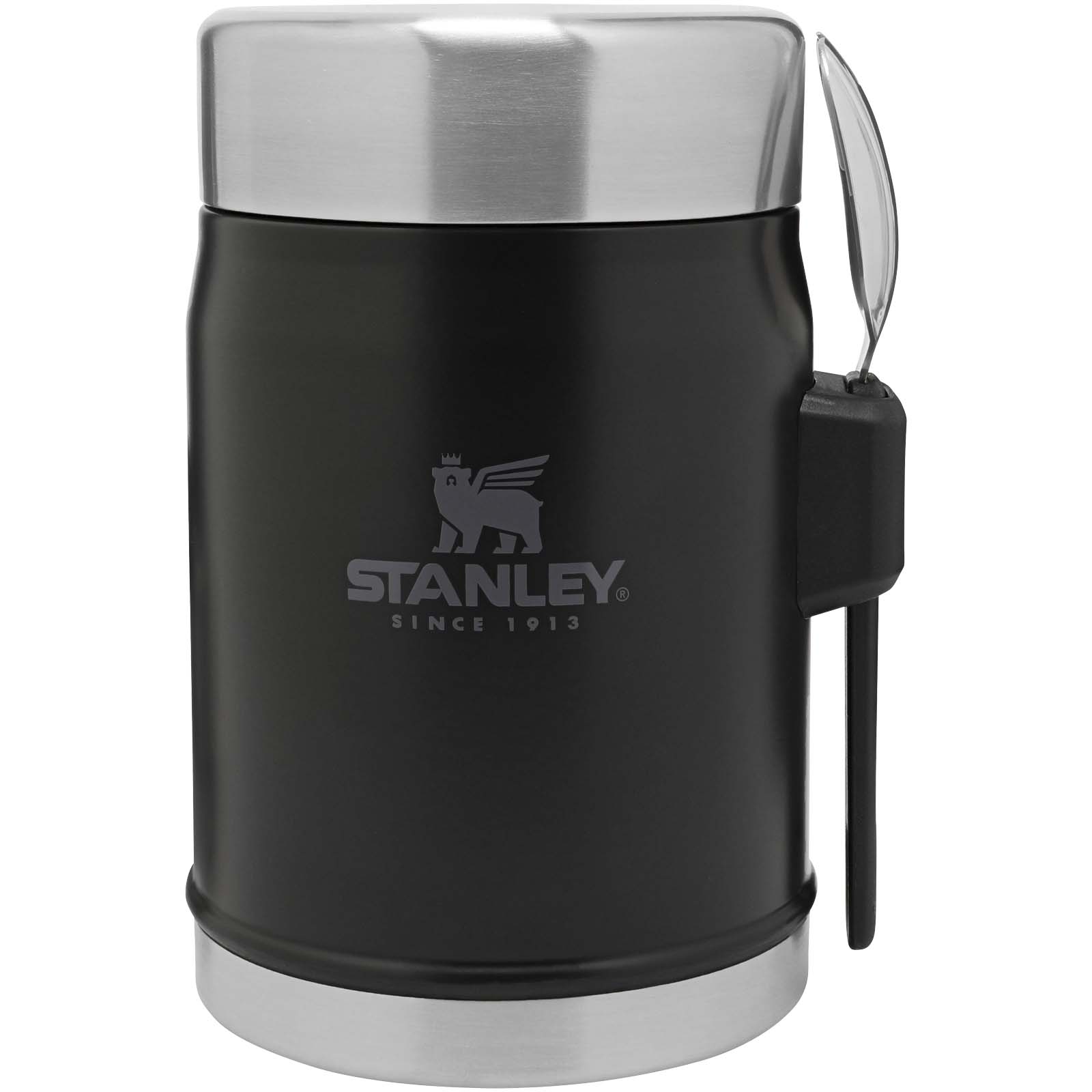 Stanley 400ml Legendary Food Jar Lunchpot mit Göffel mattschwarz
