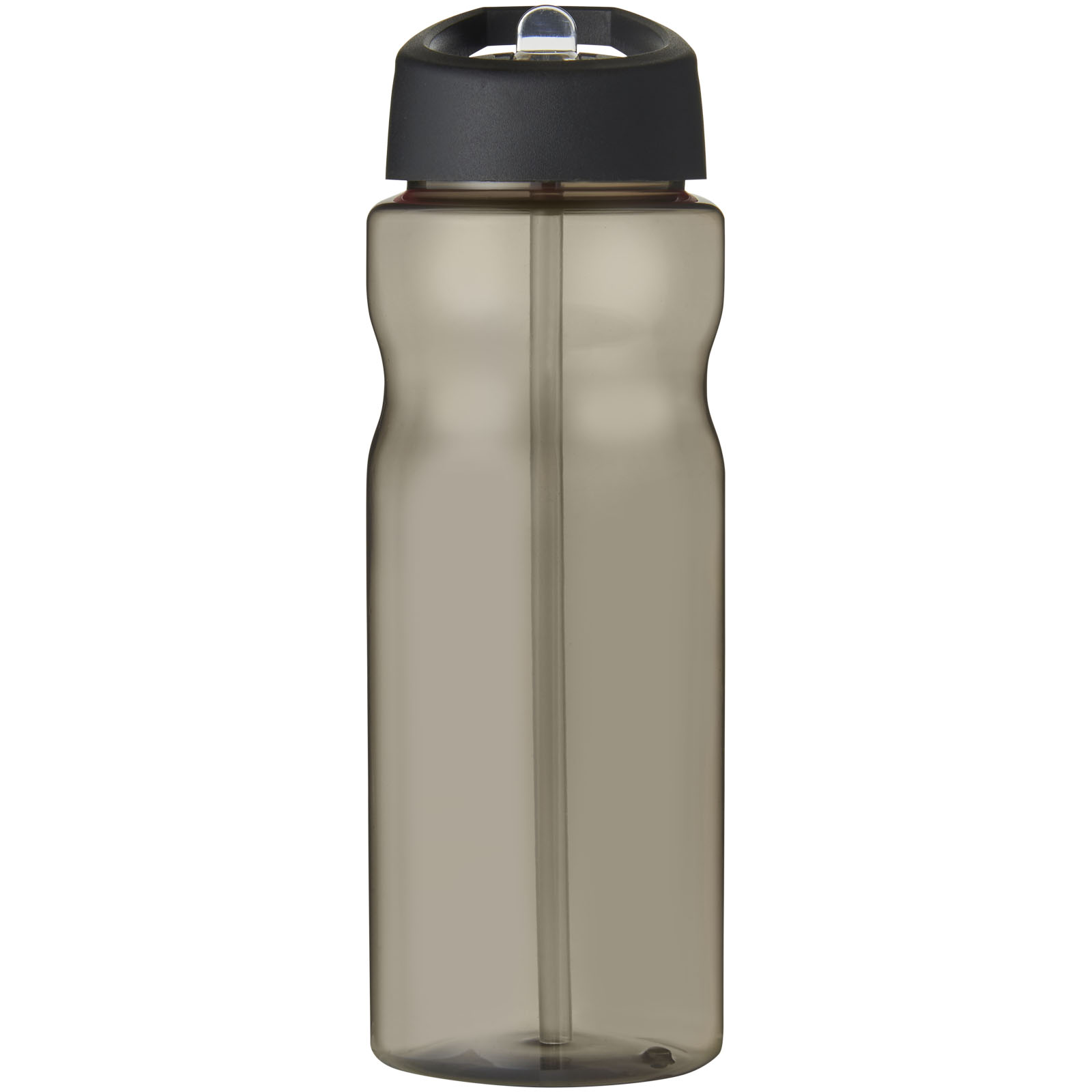 H2O Active® Eco Base 650 ml Sportflasche mit Ausgussdeckel charcoal, schwarz