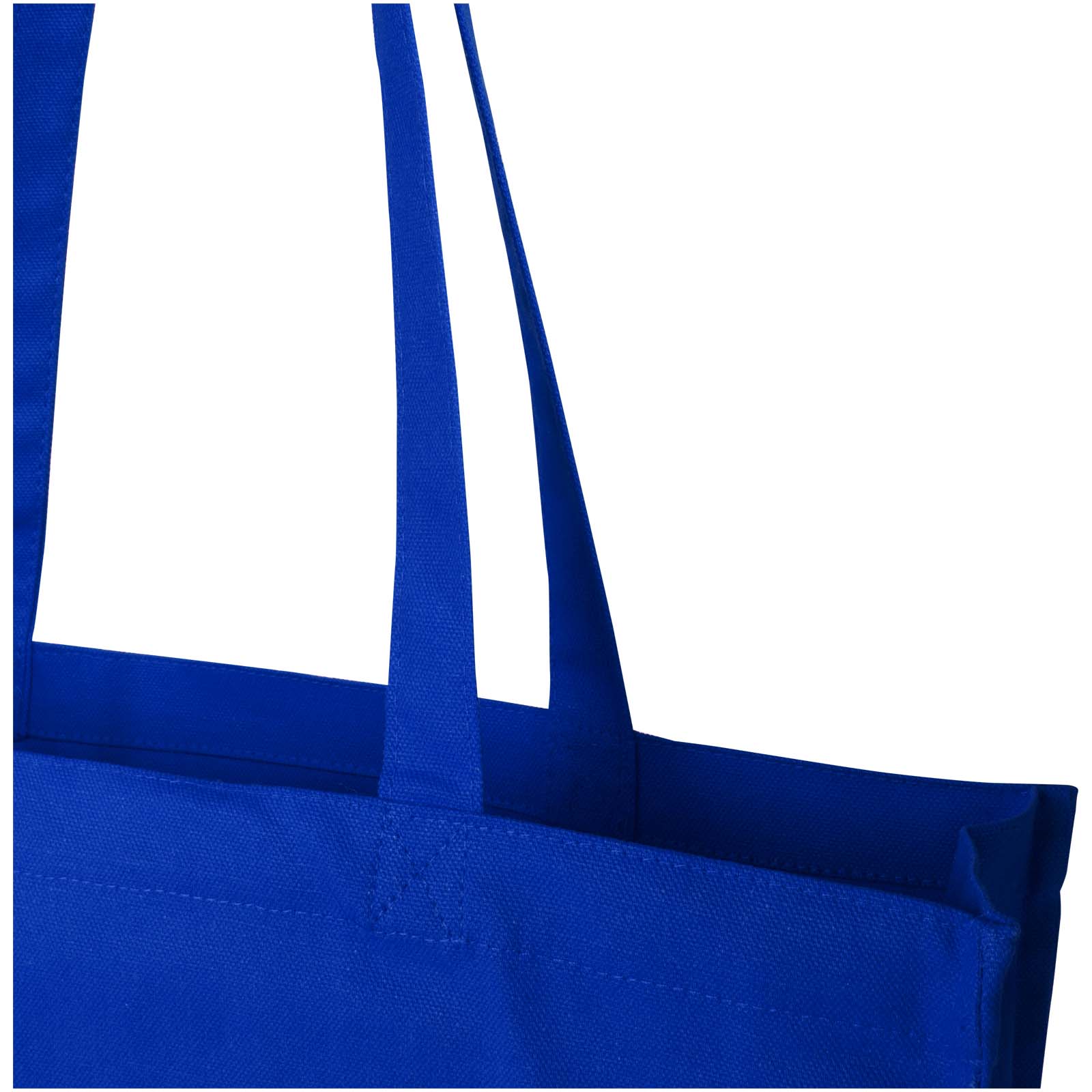 Odisha 180 g/m² OCS Bio Tragetasche mit Seitenfalten 14L royalblau