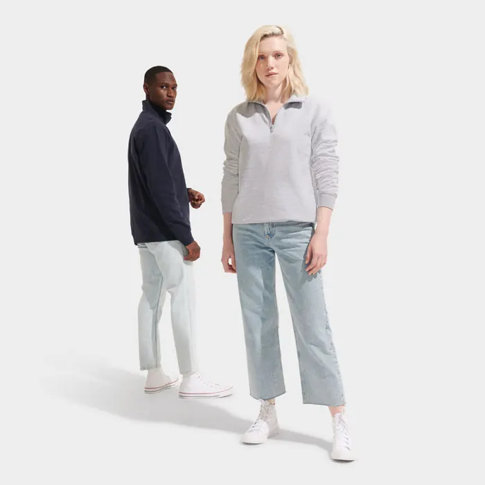 CONRAD Sweater Zip Kragen