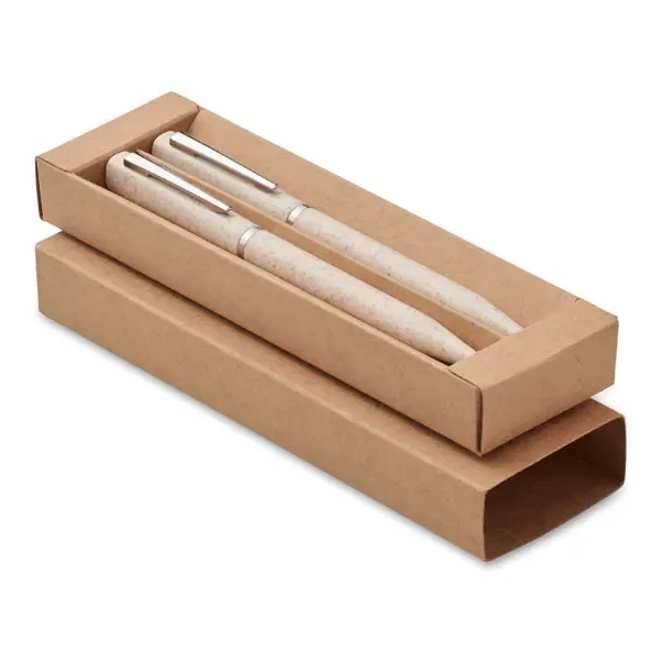 Schreibgeräte-Set Stroh/ABS