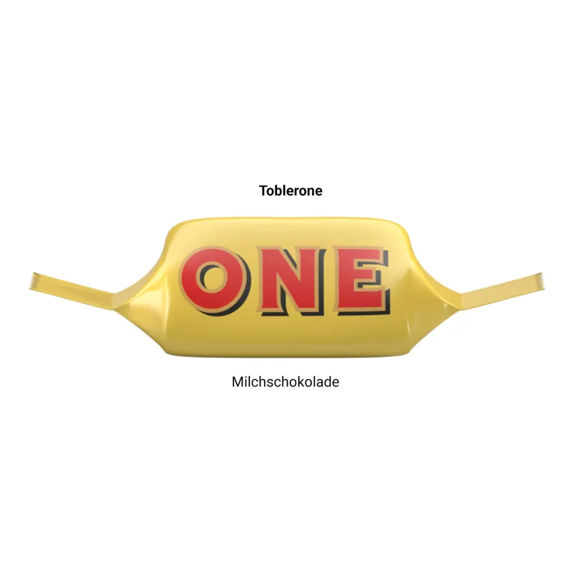 Werbedreieck Mini, Toblerone Tiny 1er