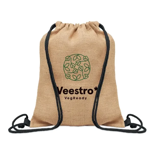 Jute Beutel mit Kordelzug