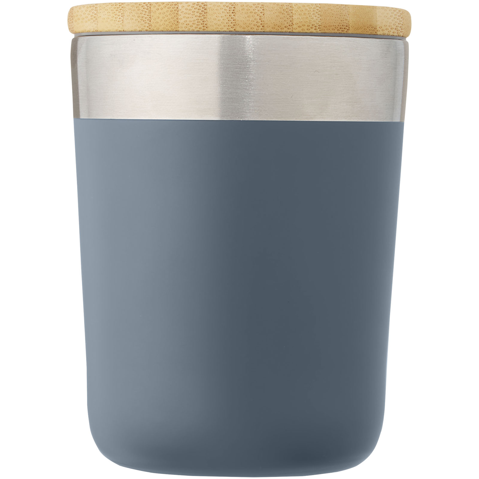 Lagan 330 ml Kupfer-Vakuum Isolierbecher mit Bambusdeckel eisblau
