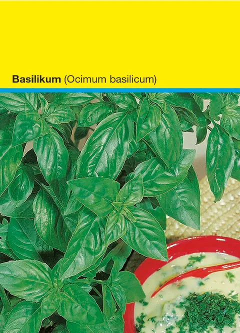 Samentütchen Basilikum 82 x 114 mm