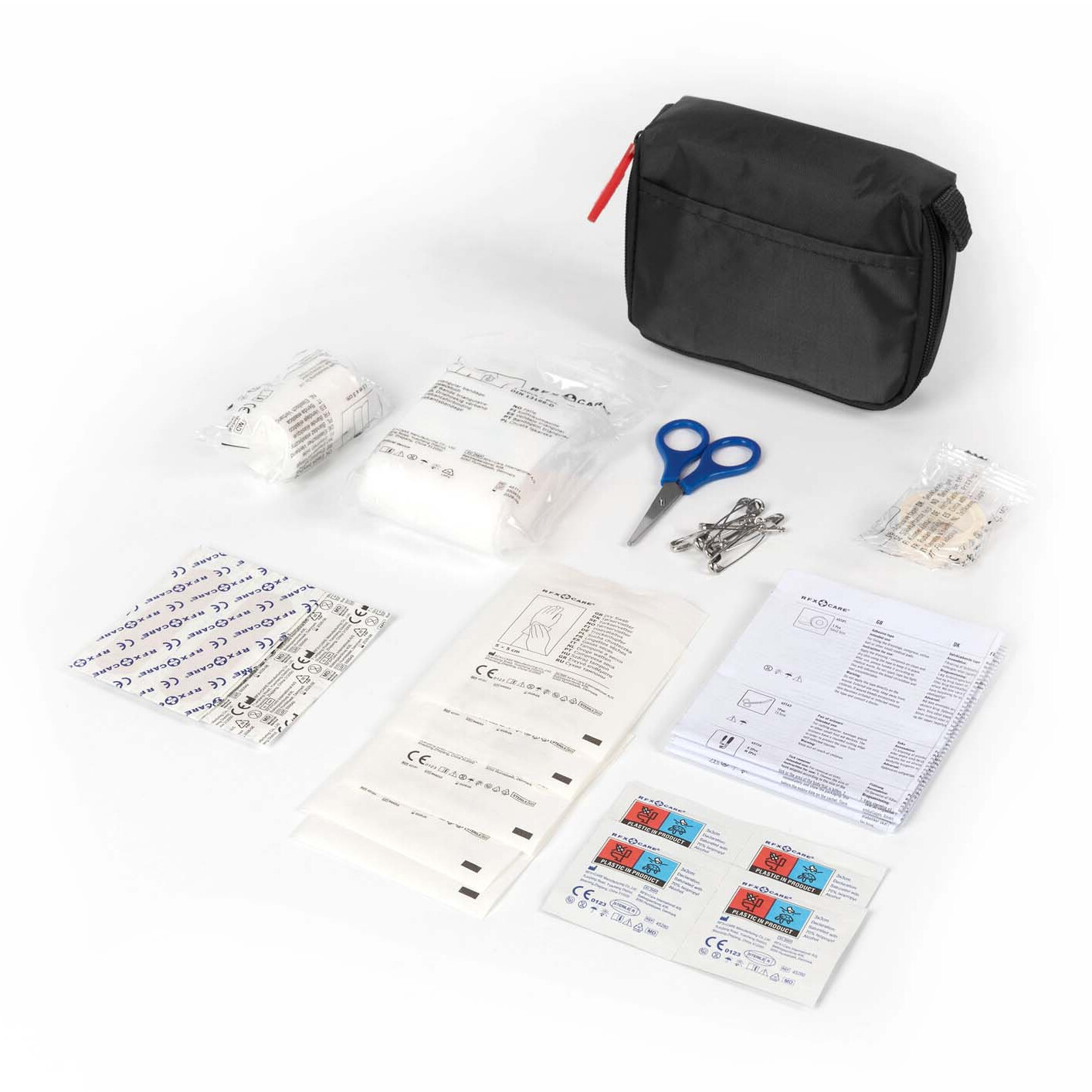 Basic Erste Hilfe Set, 31-teilig schwarz