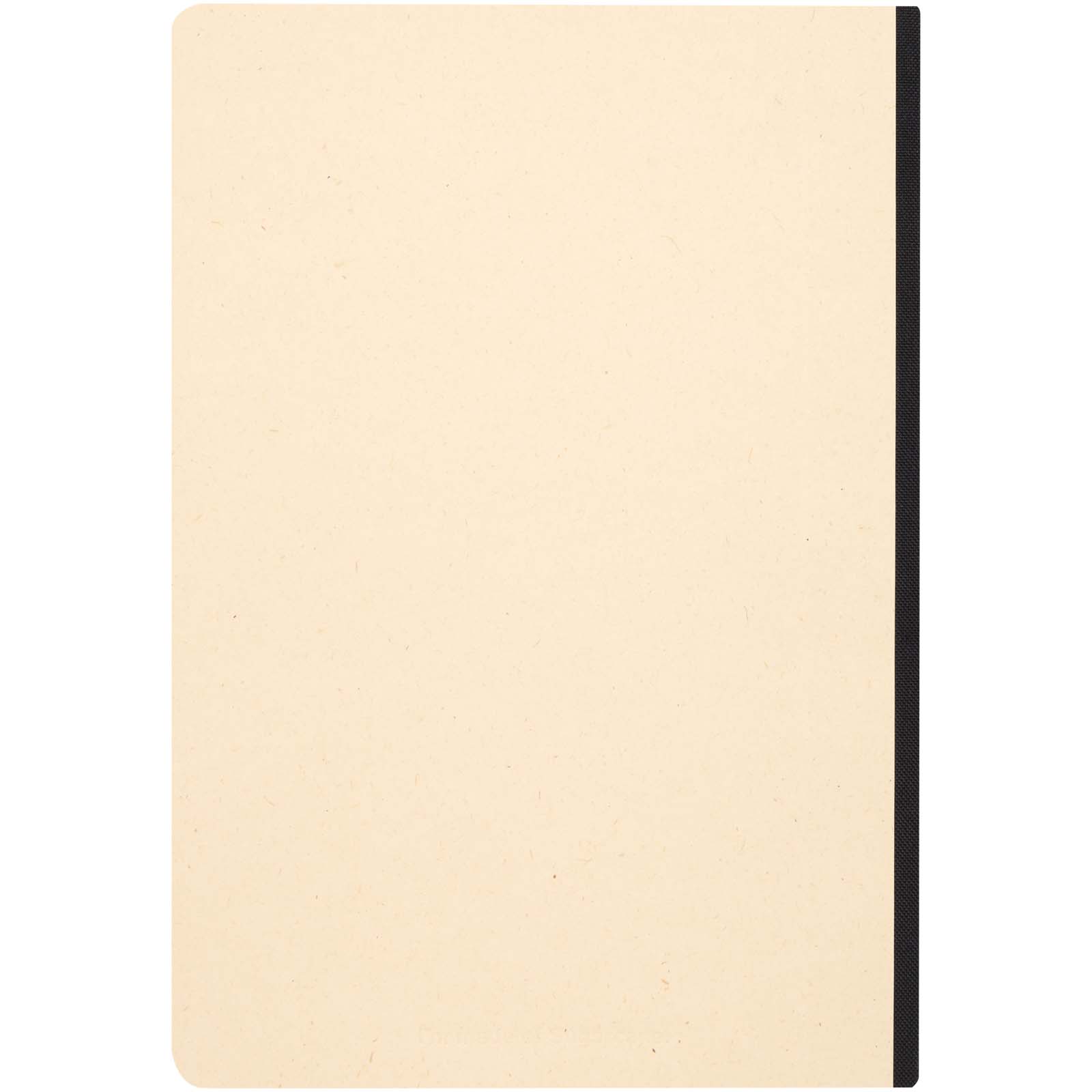 Liliana A5 Zuckerrohr und RPET Softcover Notizbuch schwarz