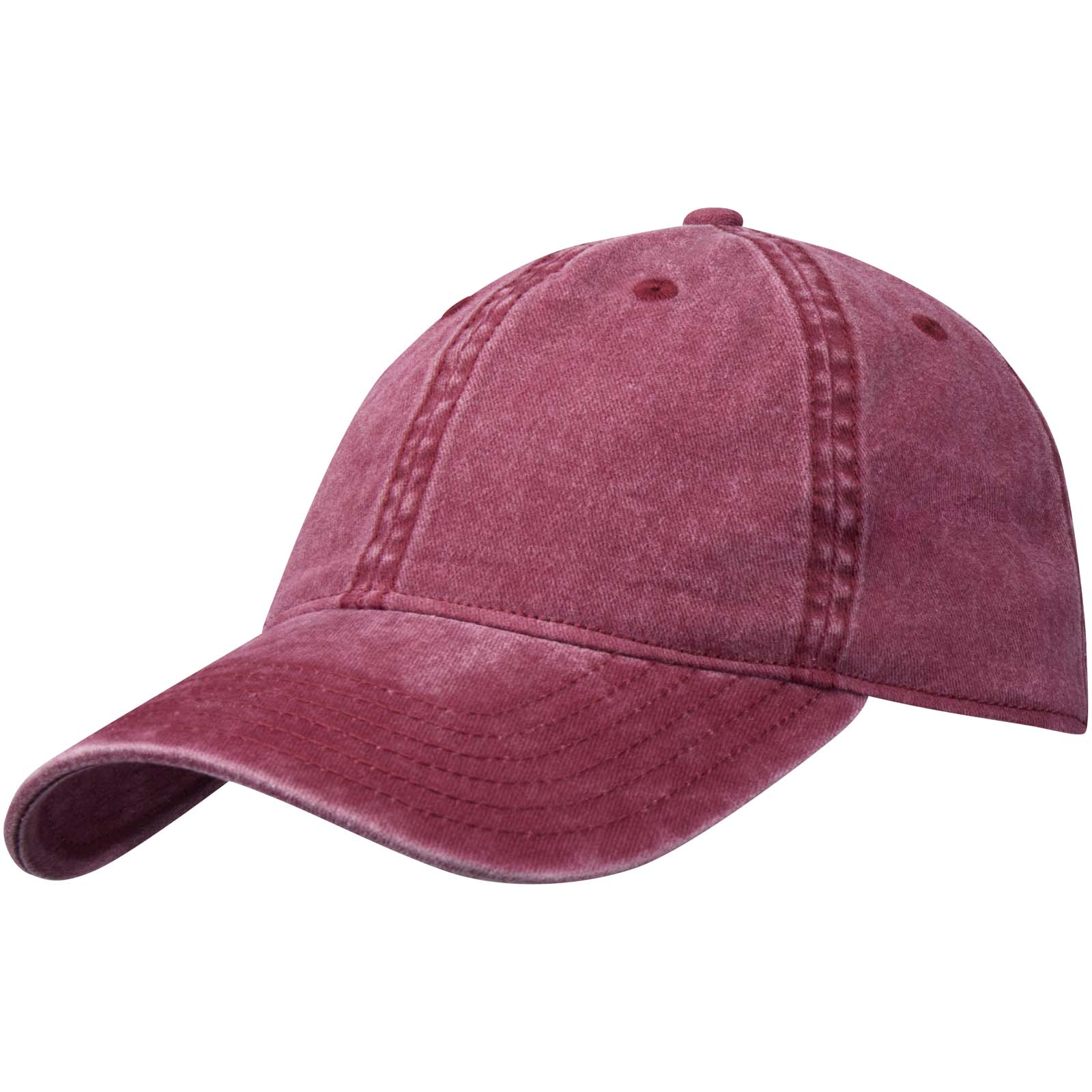 Grafton 270 g/m² Kappe mit 6 Segmenten washed bordeaux