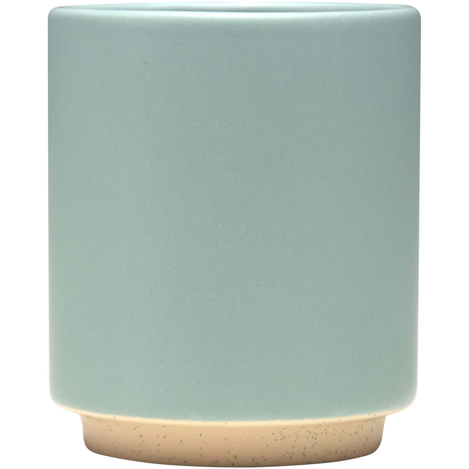 Camilla stapelbarer Keramikbecher, 180 ml, mit matter Oberfläche riffblau
