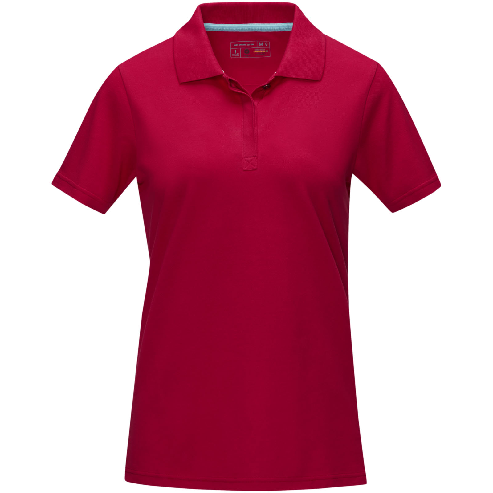 Graphite Poloshirt aus Bio-Baumwolle für Damen rot