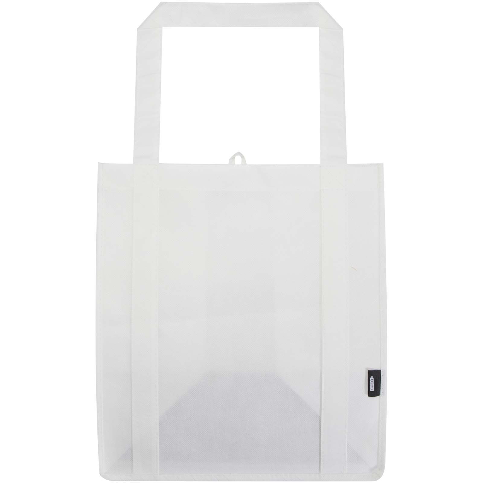 Liberty Tragetasche mit hartem Boden aus recyceltem GRS Non Woven 6 L weiss
