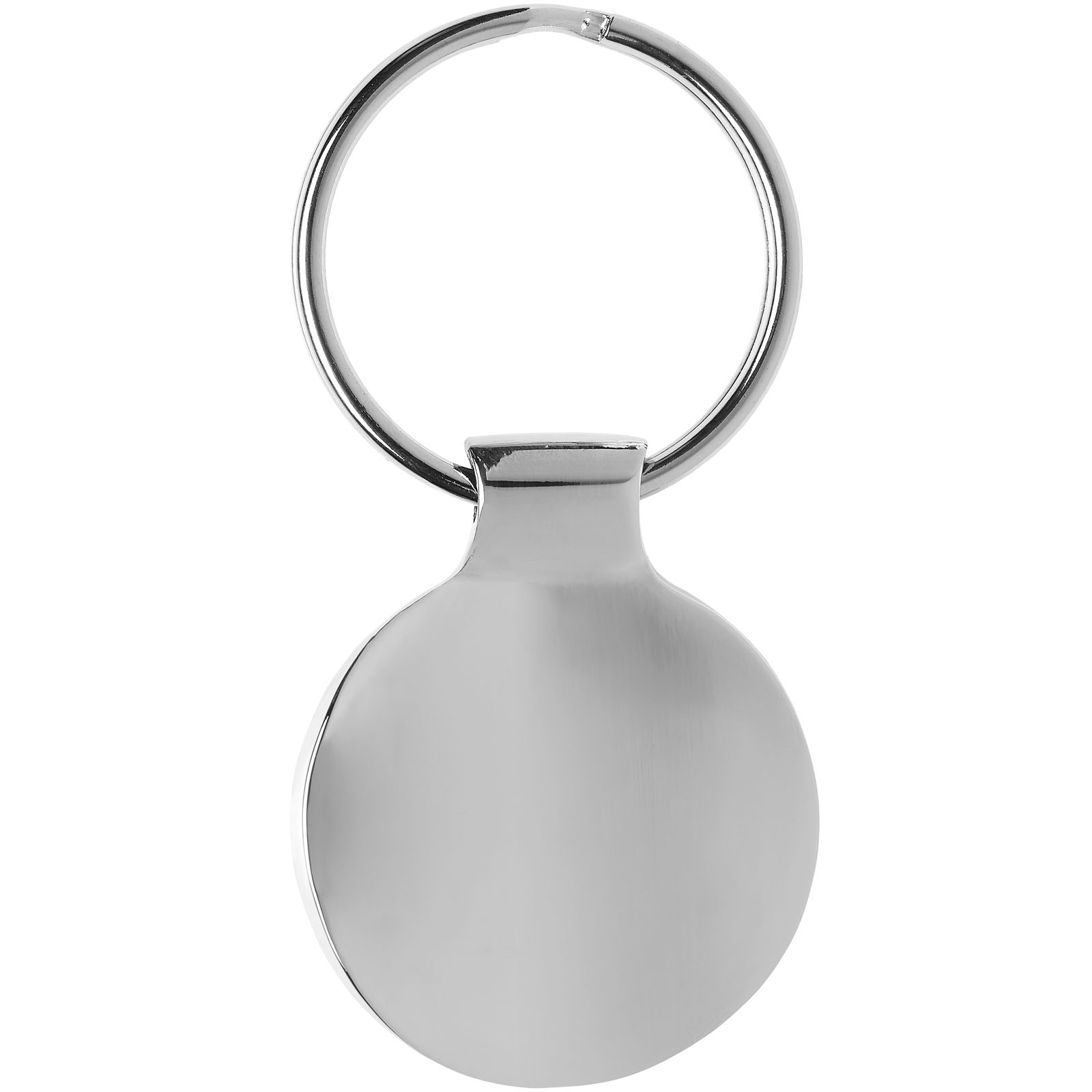 Orlene runder Schlüsselanhänger silber