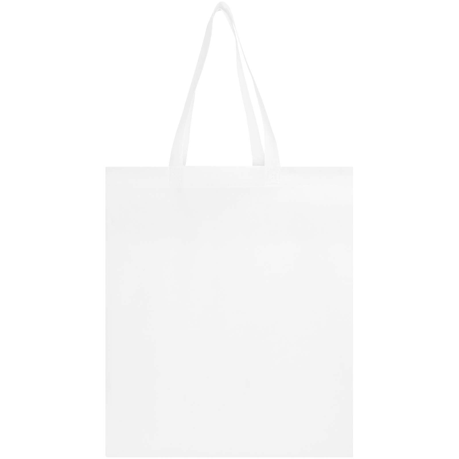 EcoSeal GRS-recycelte Nonwoven Tragetasche mit Zeitenfalten 12 L weiss