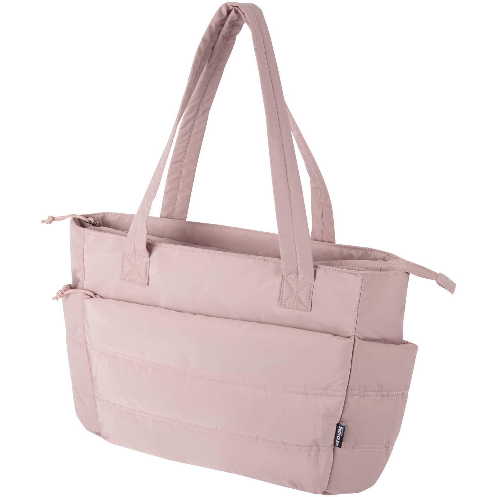 Puffer 15,6" GRS recycelte Laptoptragetasche 18L altrosa