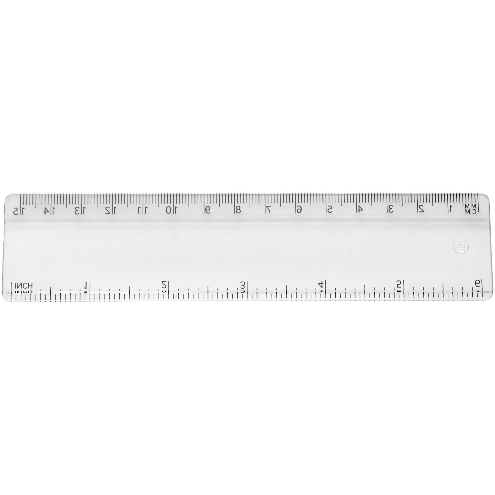 Renzo 15 cm Kunststofflineal transparent klar