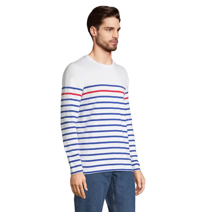 Herren-Langarm-T-Shirt Matelot