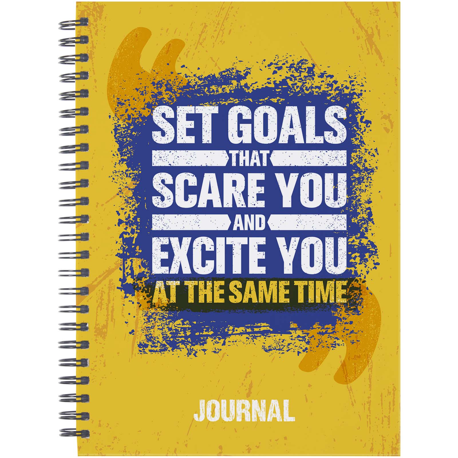 Desk-Mate® A5 Hardcover Journal weiss, schwarz