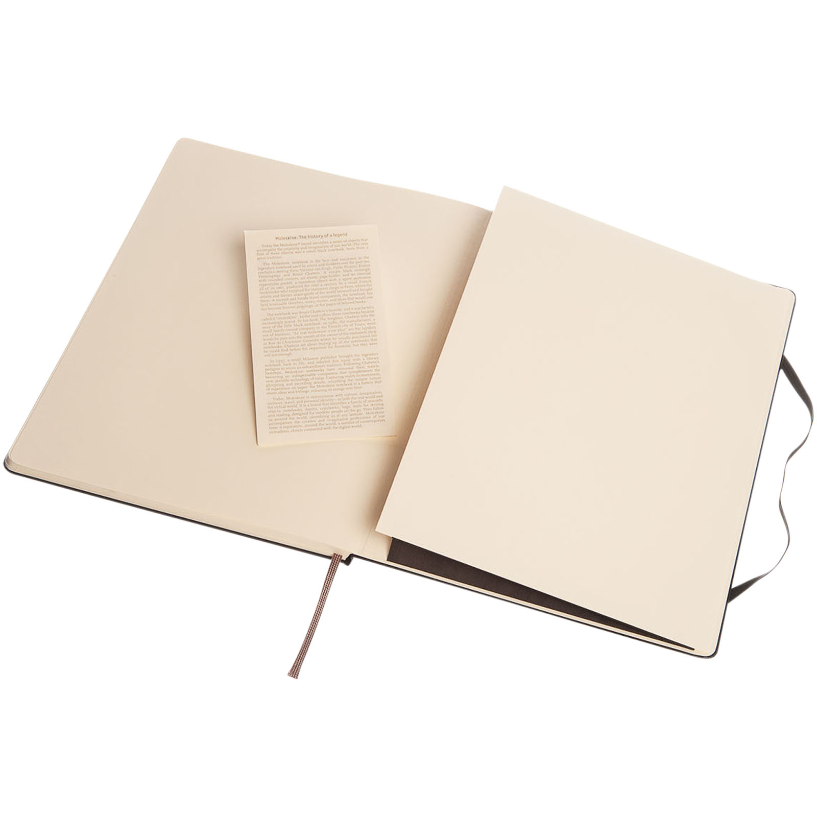 Classic Hardcover Notizbuch XL – blanko schwarz