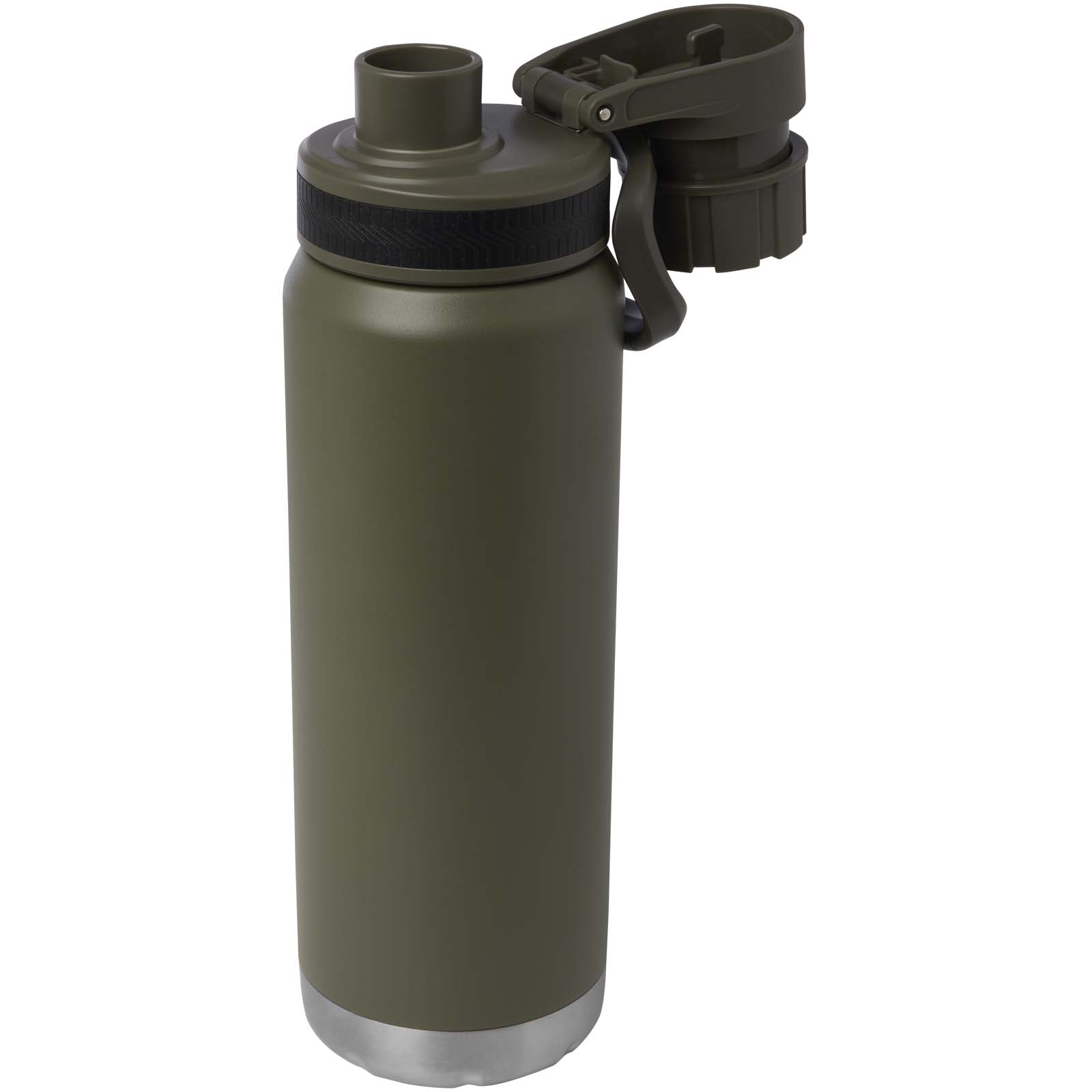 Fortis 700 ml RCS-zertifizierte Kupfer-Vakuum Isolierflasche aus recyceltem Edelstahl (Kohlensäure geeignet) waldgrün