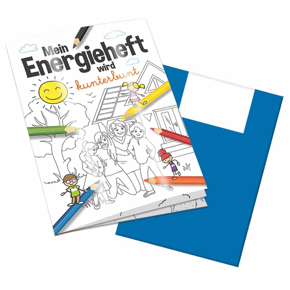 Malbuch / Mal-Set A6 - Energie