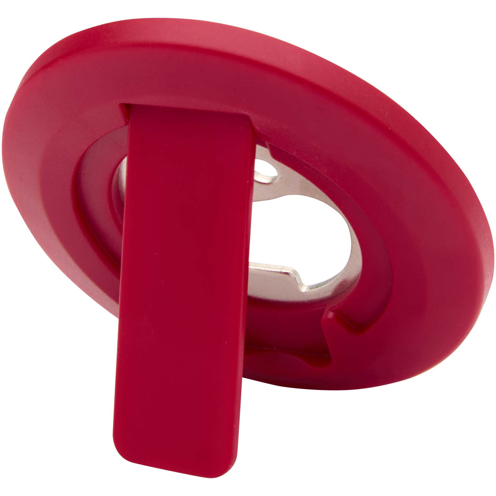 Ain Magnetische Smartphonehalterung  aus recyceltem Kunststoff mit Flaschenöffner rot
