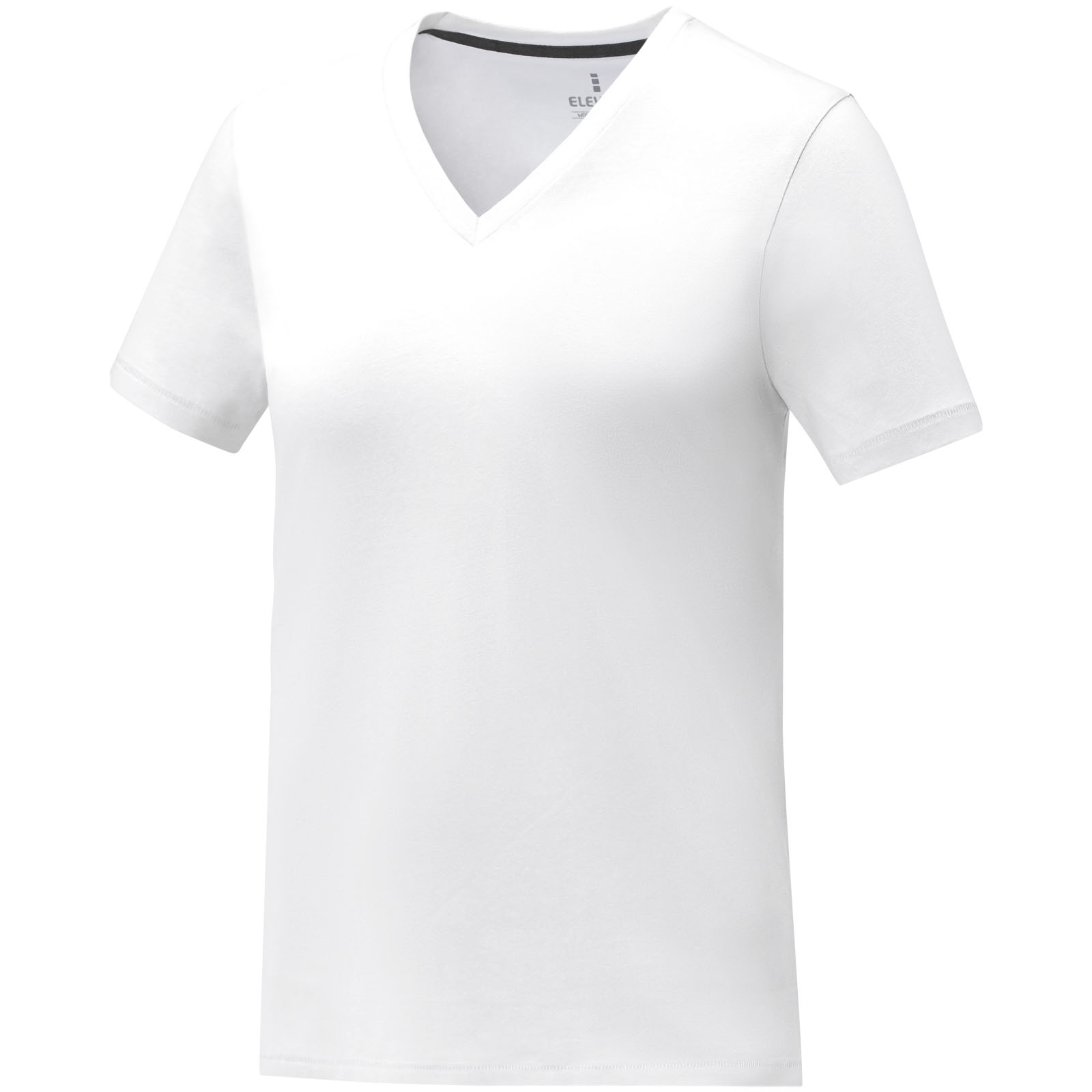 Somoto T-Shirt mit V-Ausschnitt für Damen weiss