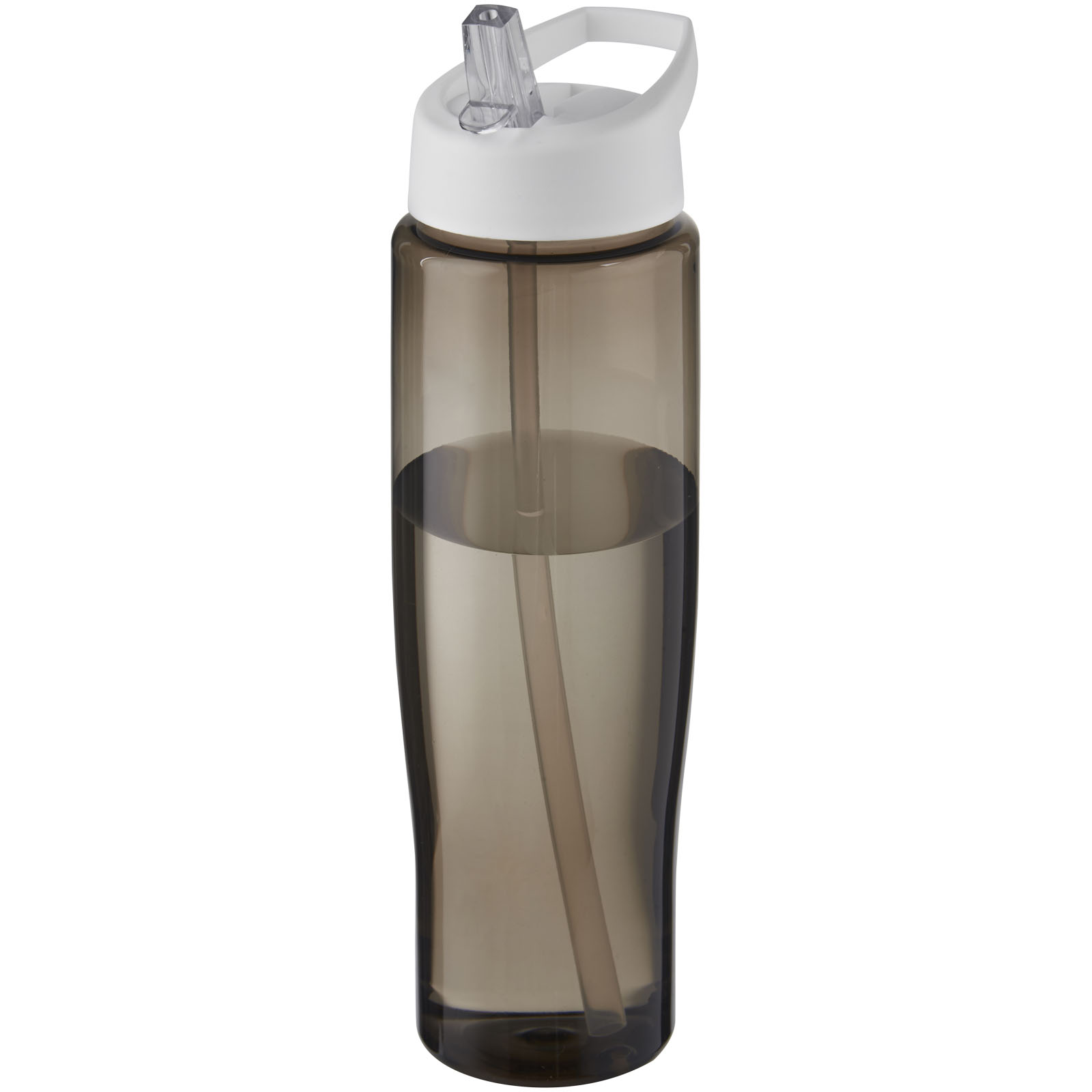 H2O Active® Eco Tempo 700 ml Sportflasche mit Ausgussdeckel weiss, kohle