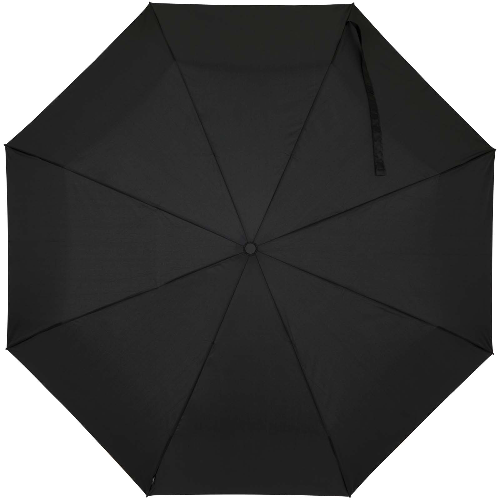 Gale 27" faltbarer RPET-Regenschirm mit automatischer Öffnungs- und Schließfunktion schwarz