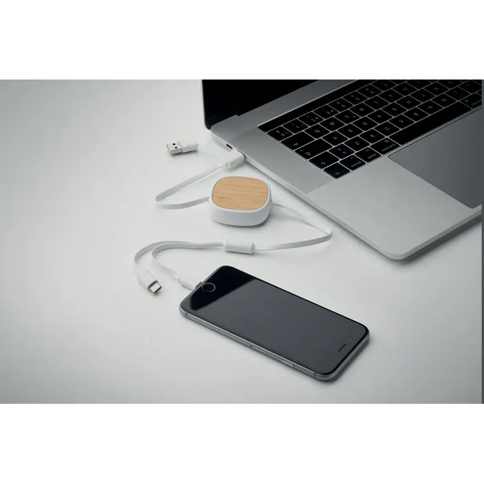 Einziehbares USB-Ladekabel