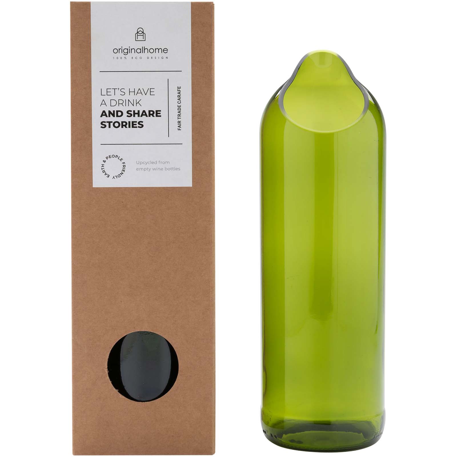 Originalhome 750 ml Wasserkaraffe grün