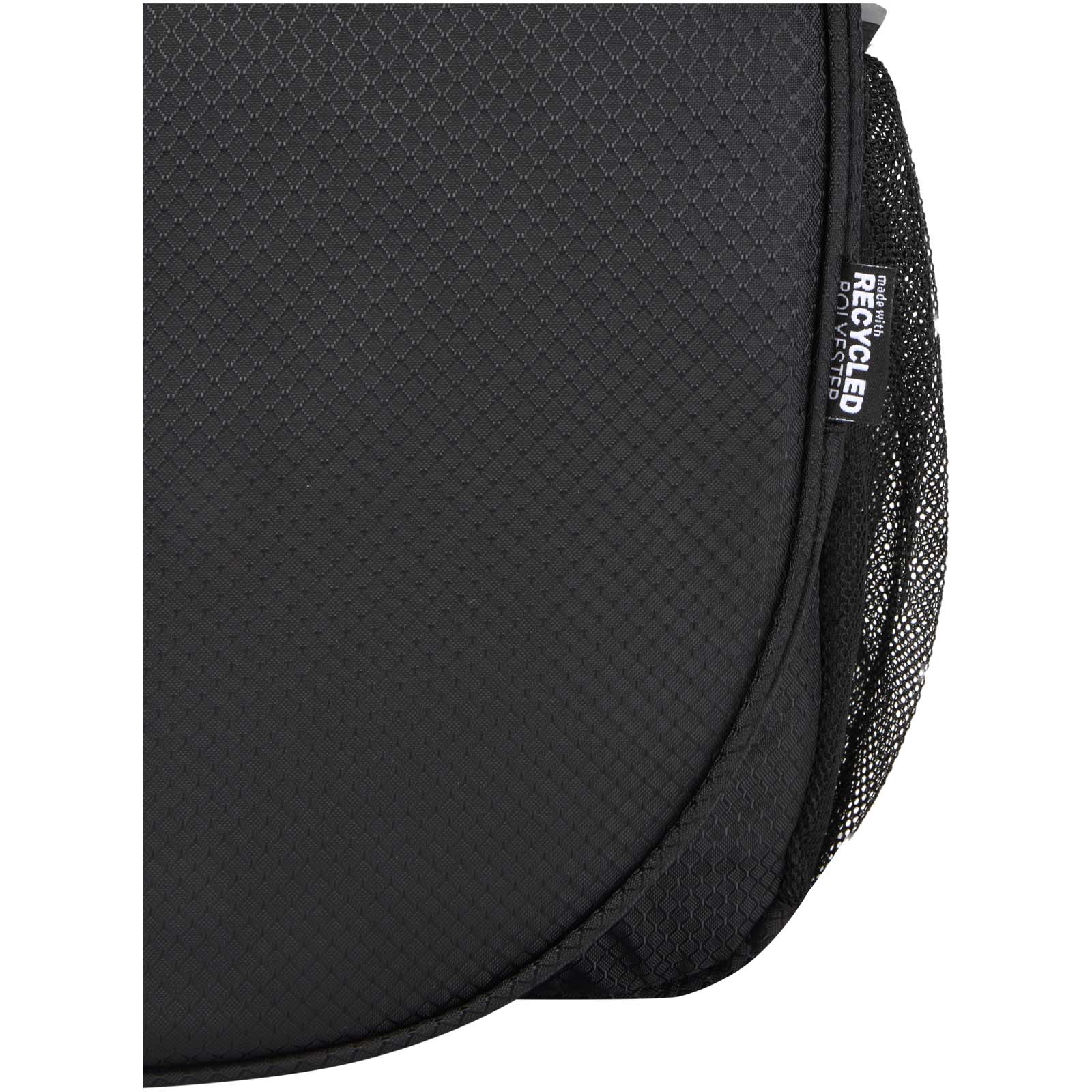 Varyon 15" GRS Padel-Rucksack aus recyceltem Material, 18 l schwarz