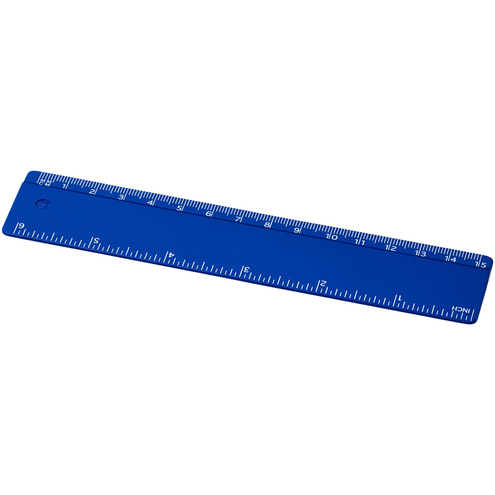 Renzo 15 cm Kunststofflineal blau