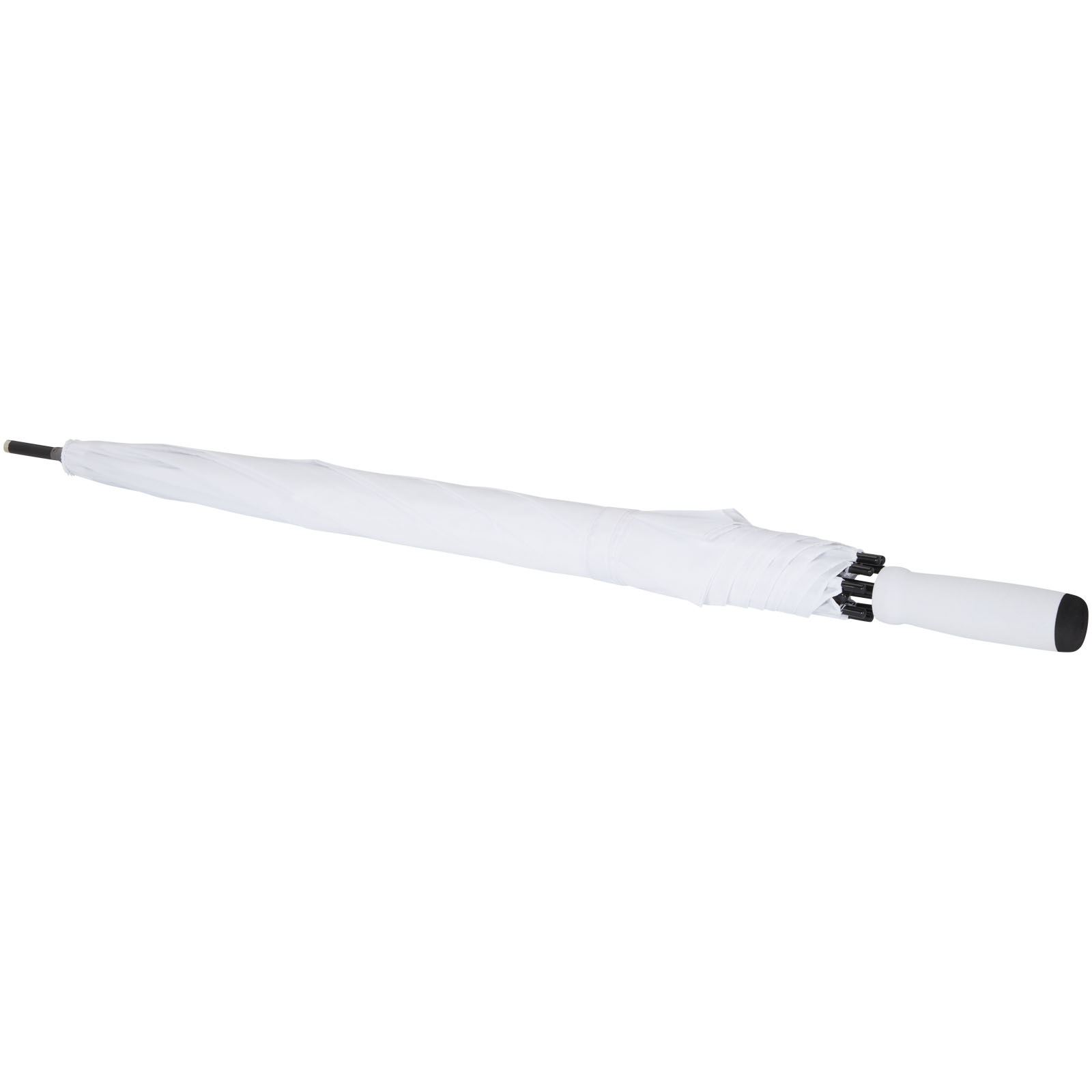 Niel 23" Automatikregenschirm aus recyceltem PET weiss