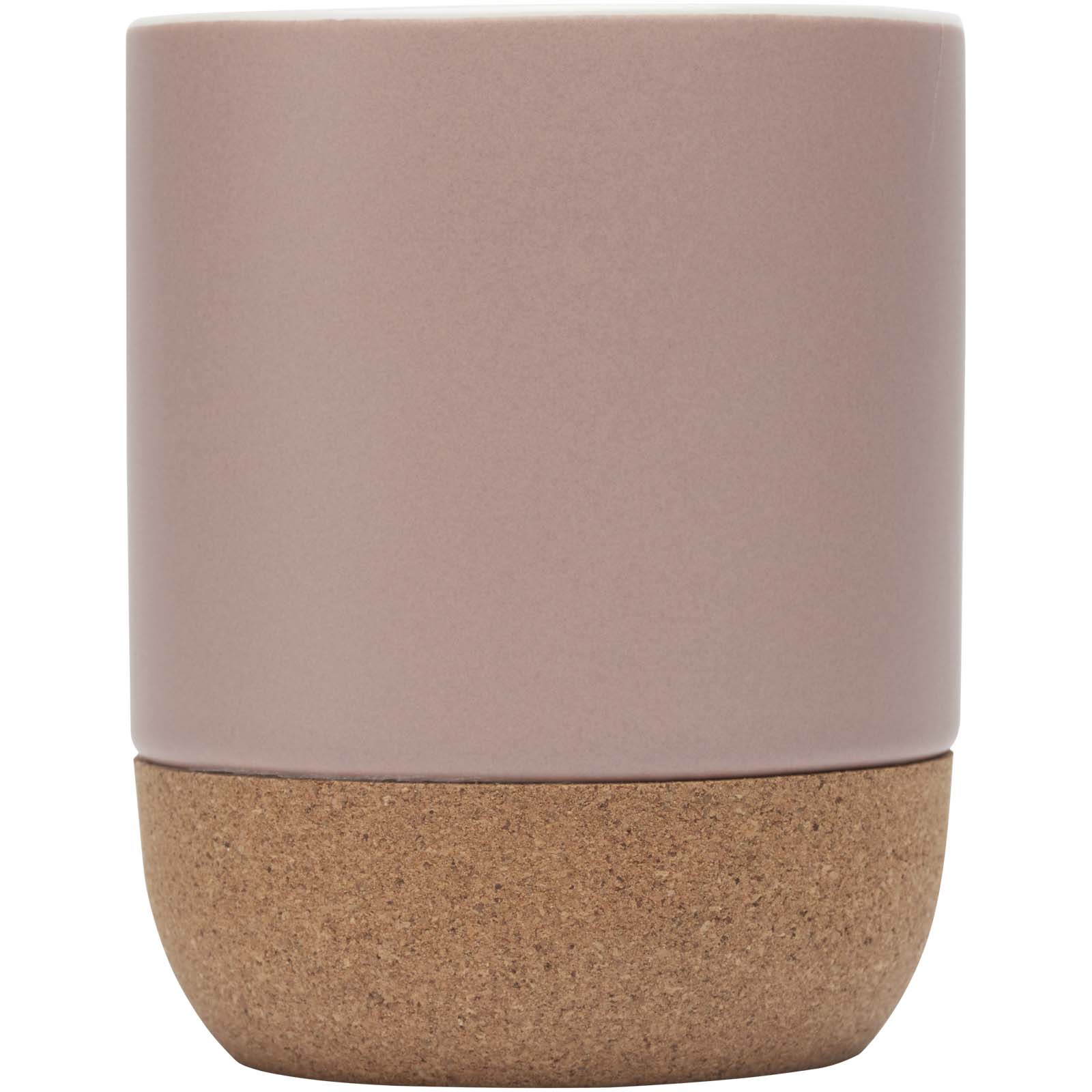 Billie 300 ml Keramiktasse mit Korkdetails altrosa