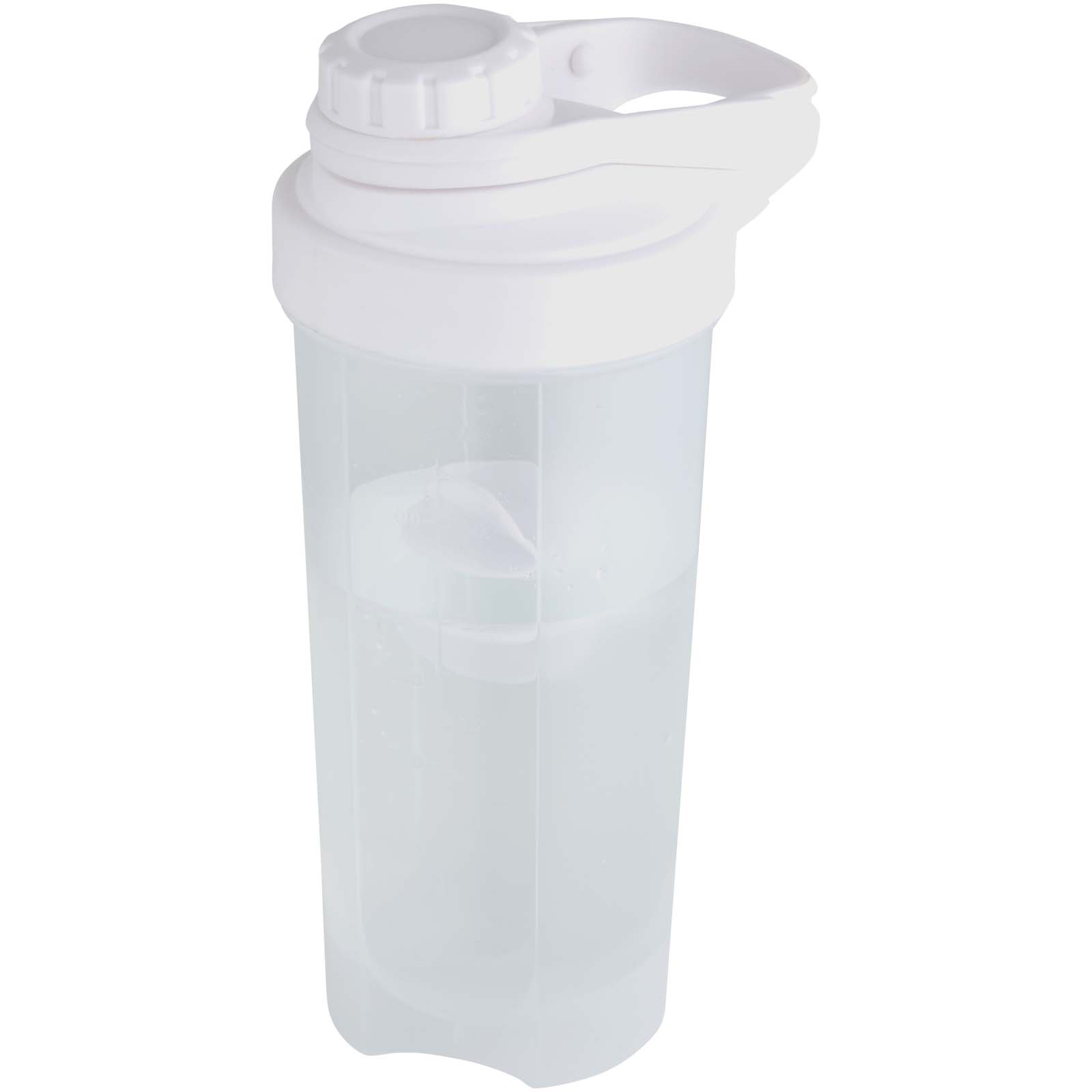 Forza 700 ml Sportflasche mit Shakerball weiss
