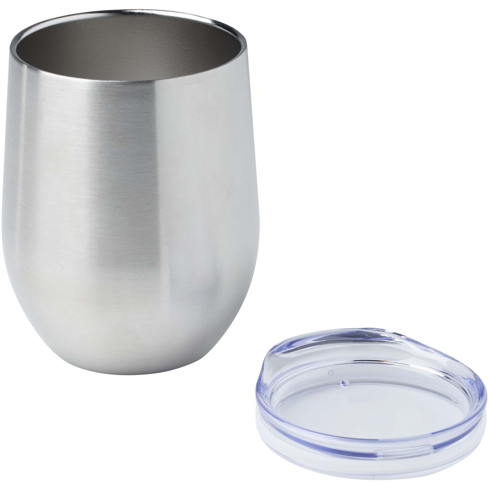 Corzo 350 ml RCS-zertifizierter Kupfer-Vakuum Isolierbecher aus recyceltem Edelstahl silber