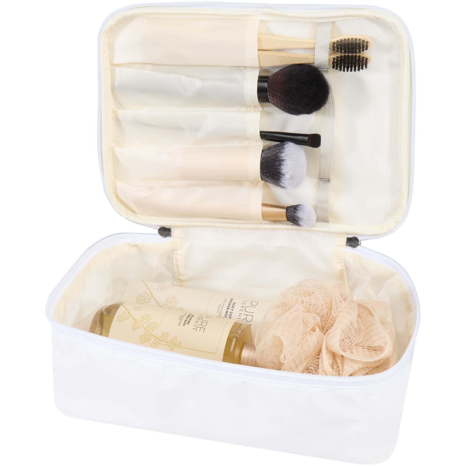 Muse GRS RPET Make-up Organiser offwhite