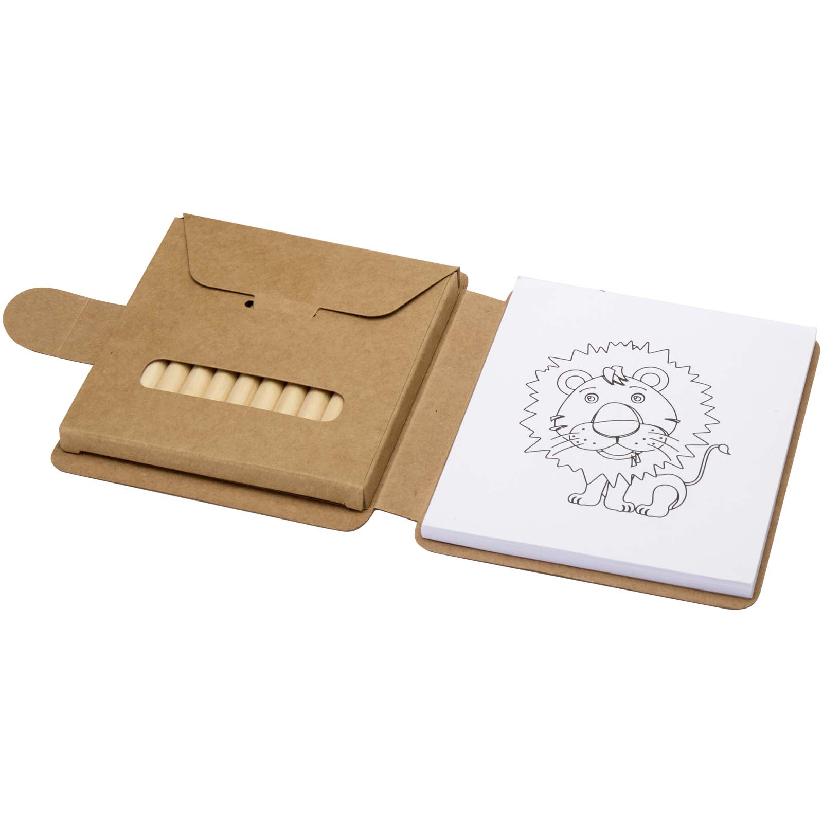 Chroma Zeichnungsblock und Bleistiftset natur