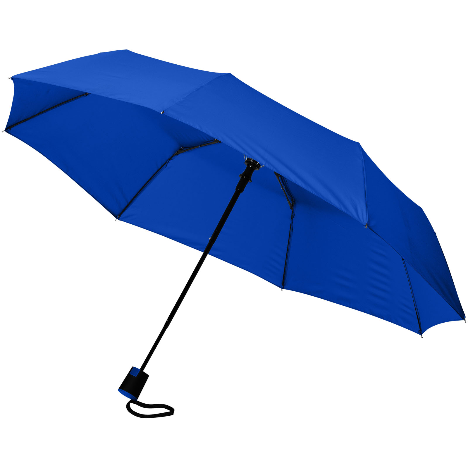 Wali 21" Automatik Kompaktregenschirm royalblau