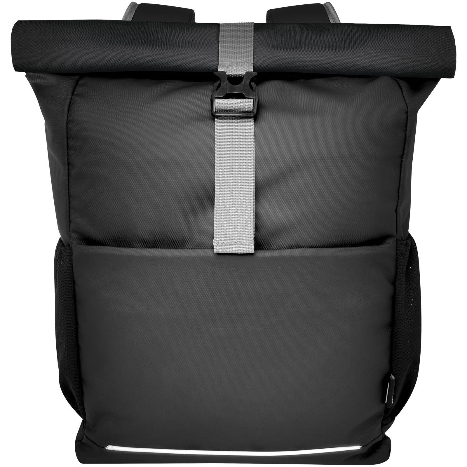 Aqua 15" wasserabweisende Fahrradtasche aus GRS Recyclingmaterial 20 L schwarz