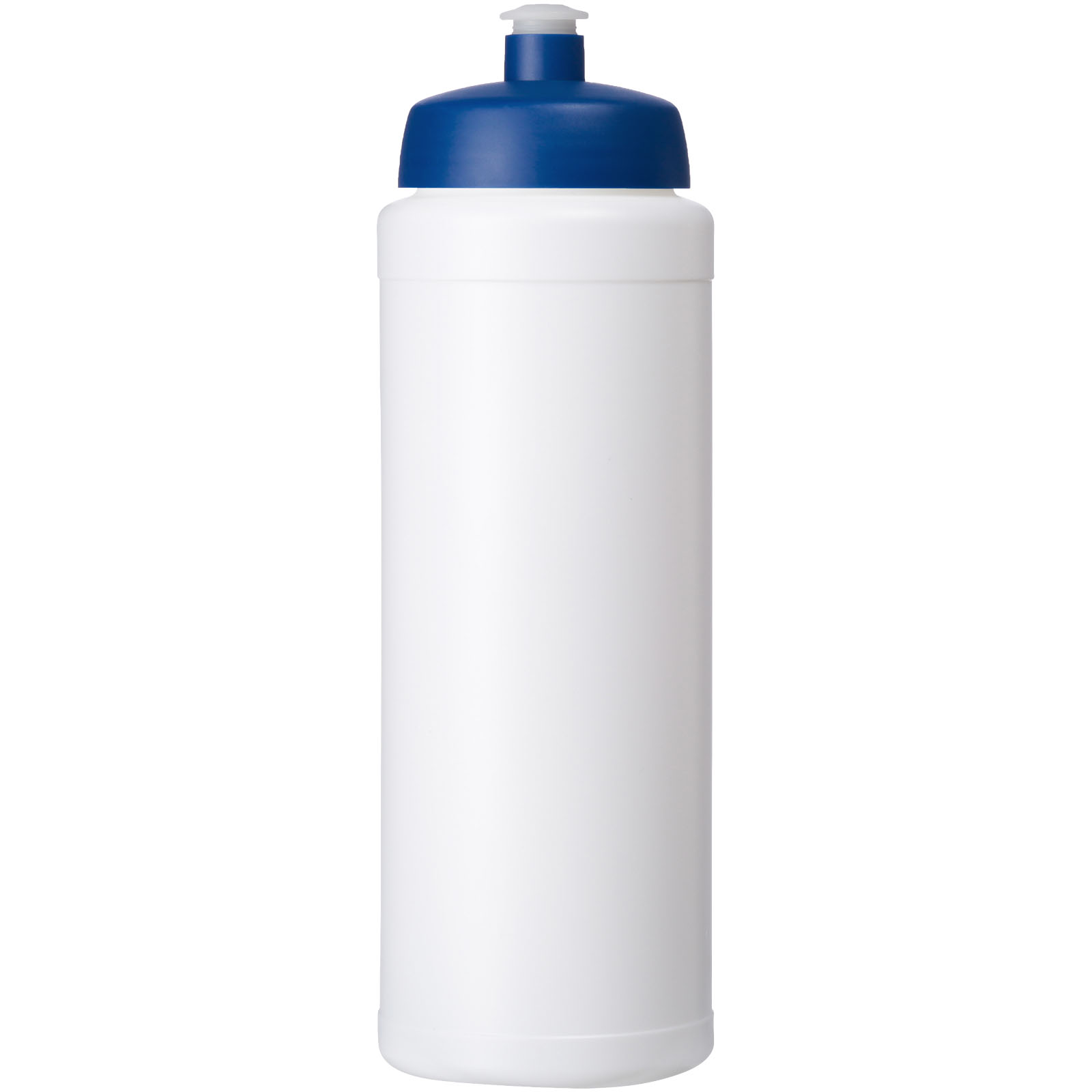 Baseline® Plus grip 750 ml Sportflasche mit Sportdeckel weiss, blau