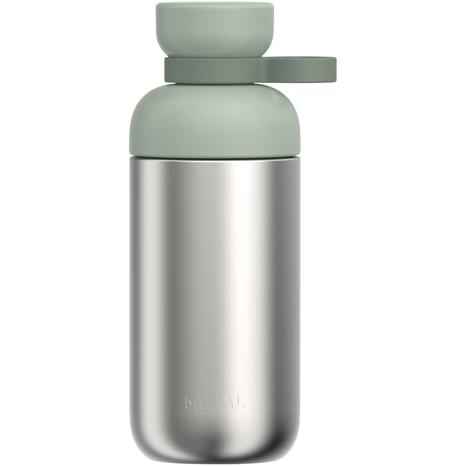 Mepal Vita 500 ml Trinkflasche aus recyceltem Edelstahl (Kohlensäure geeignet) salbei