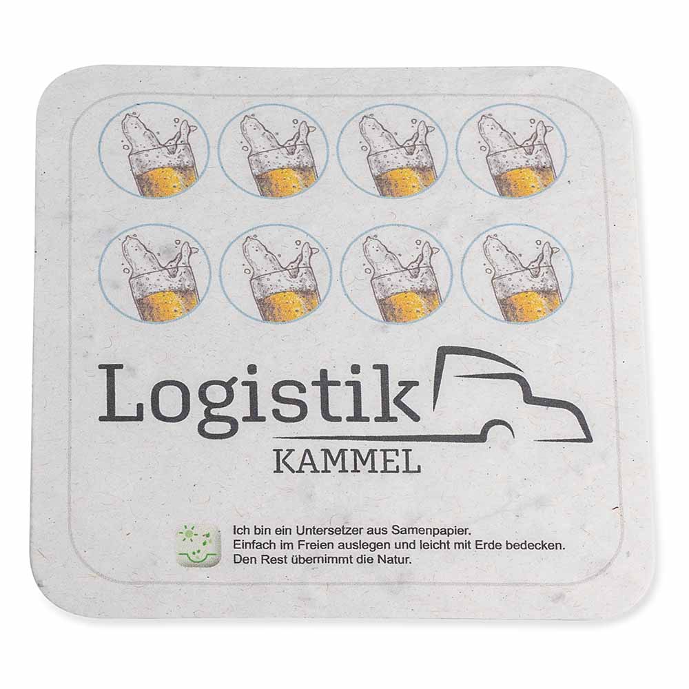 Samenpapier Bierdeckel