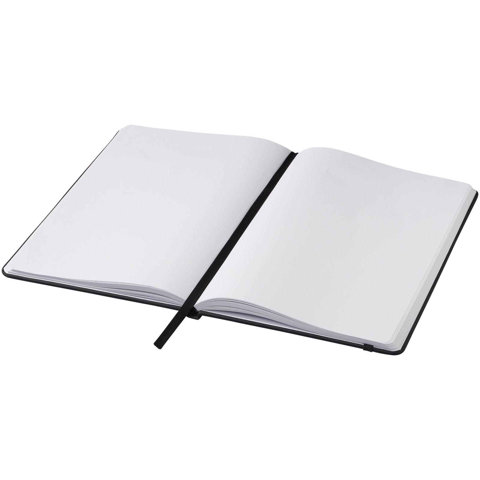 Spectrum A5 Notizbuch mit leeren Seiten schwarz