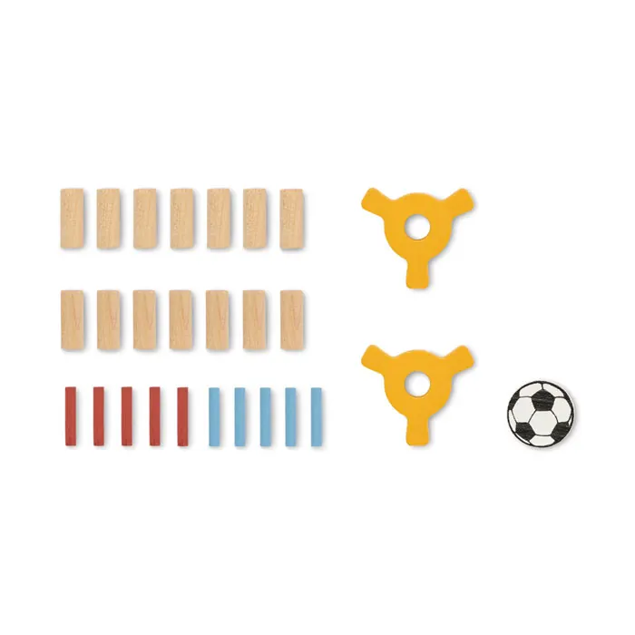 Fußballspiel aus Holz