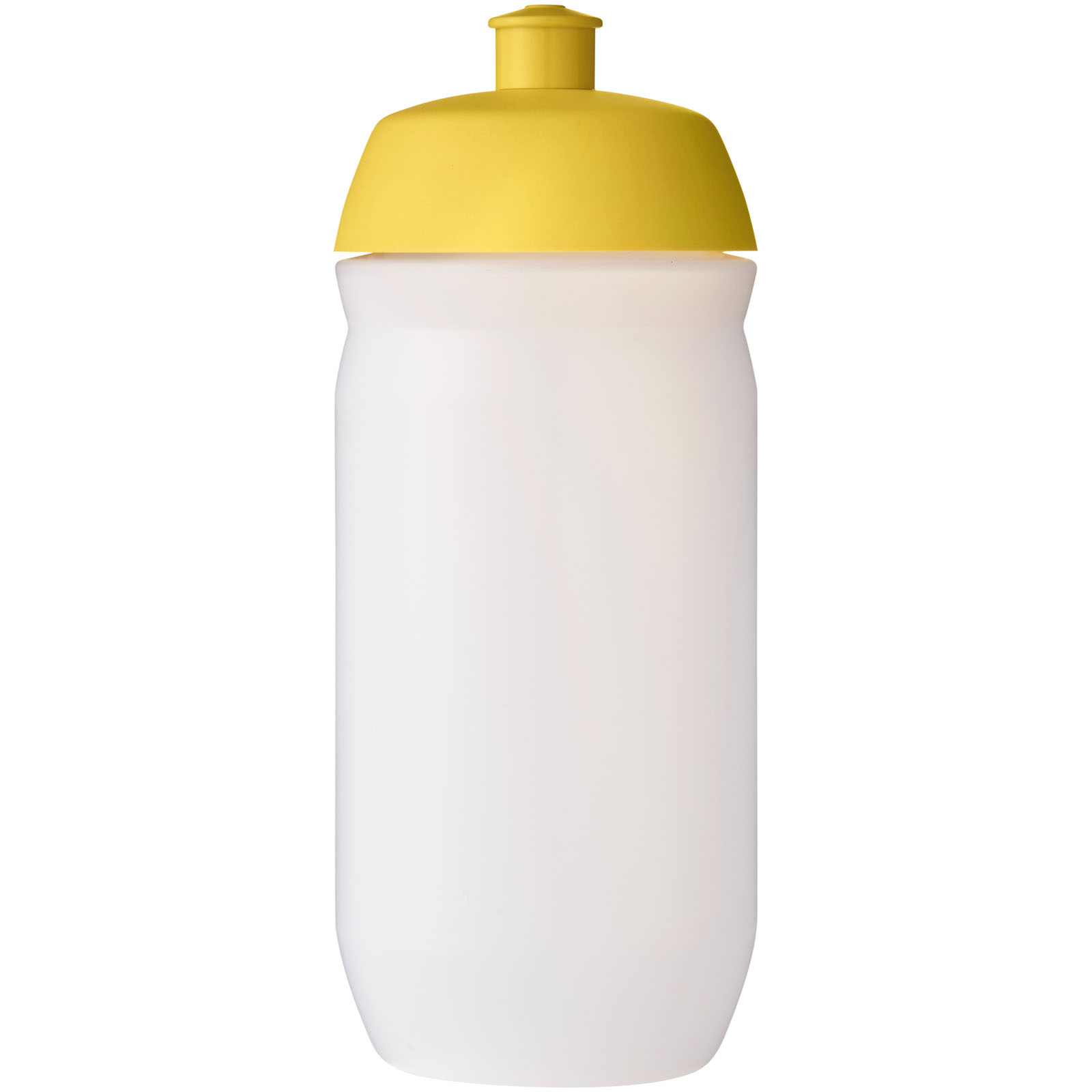 HydroFlex™ Clear 500 ml Squeezy Sportflasche gelb, klar mattiert