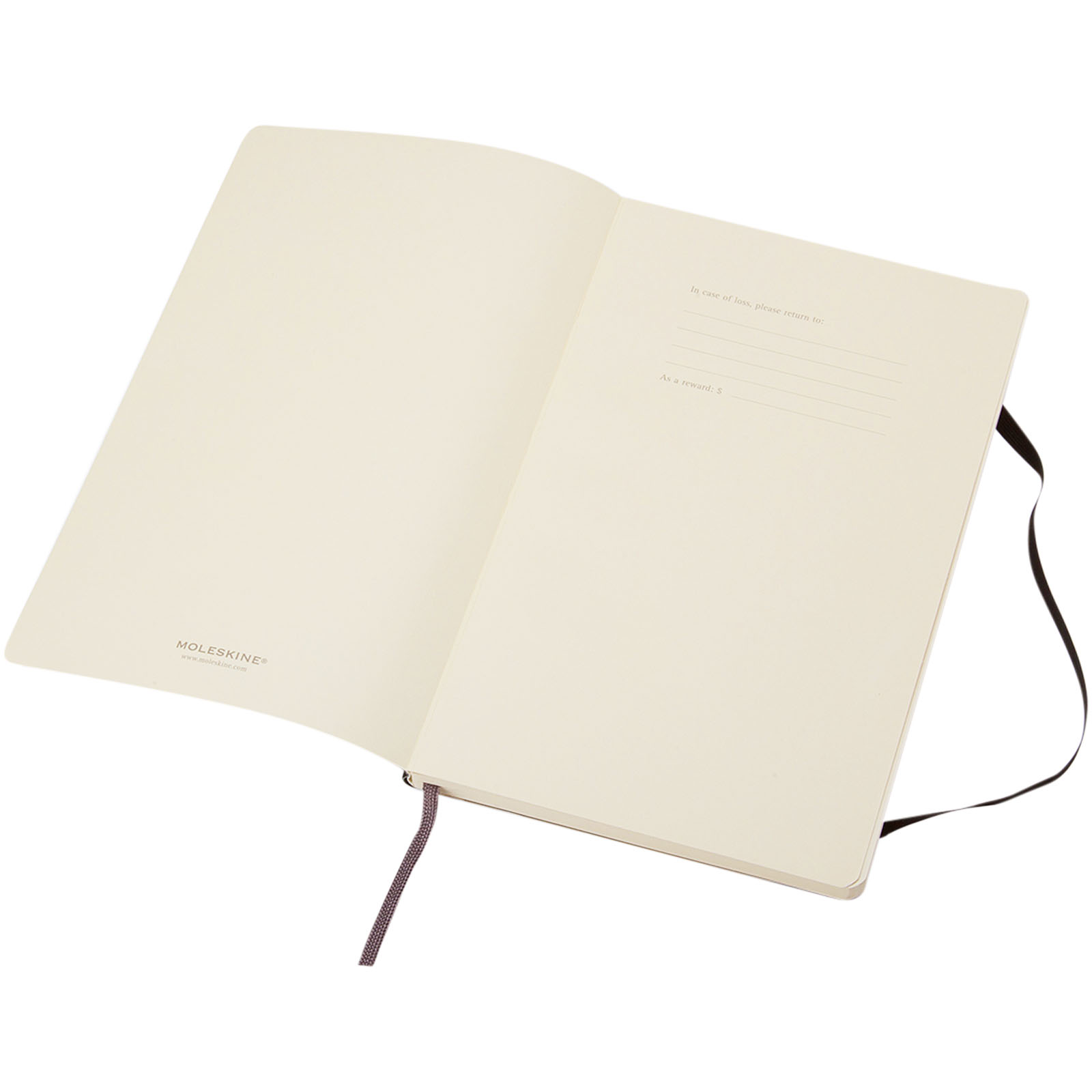 Classic Softcover Notizbuch Taschenformat – blanko schwarz