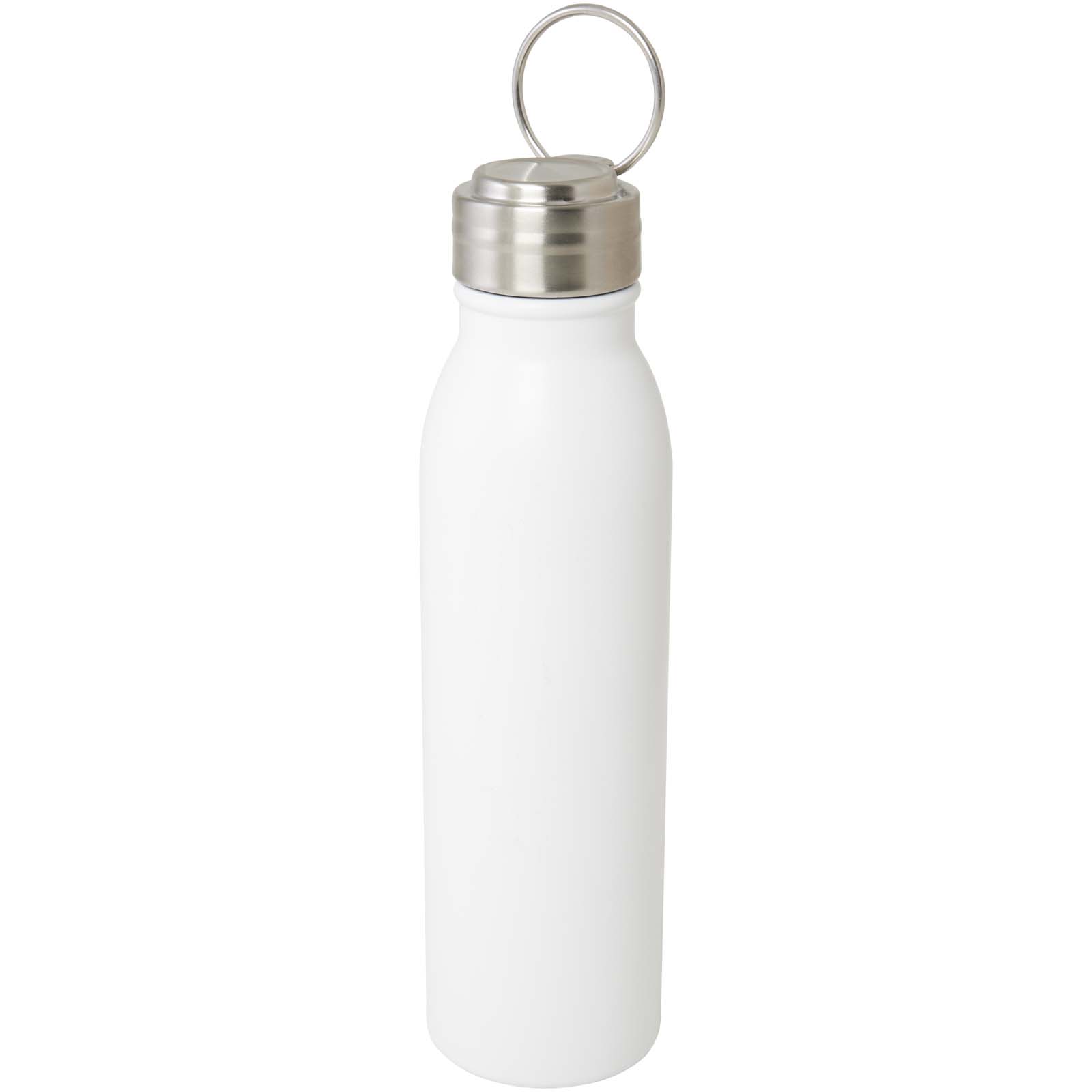 Harper 720 ml RCS-zertifizierte Sportflasche aus Edelstahl mit Metallschlaufe weiss