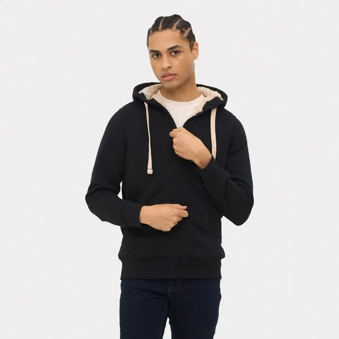 Unisex-Jacke mit Reißverschluss Sherpa